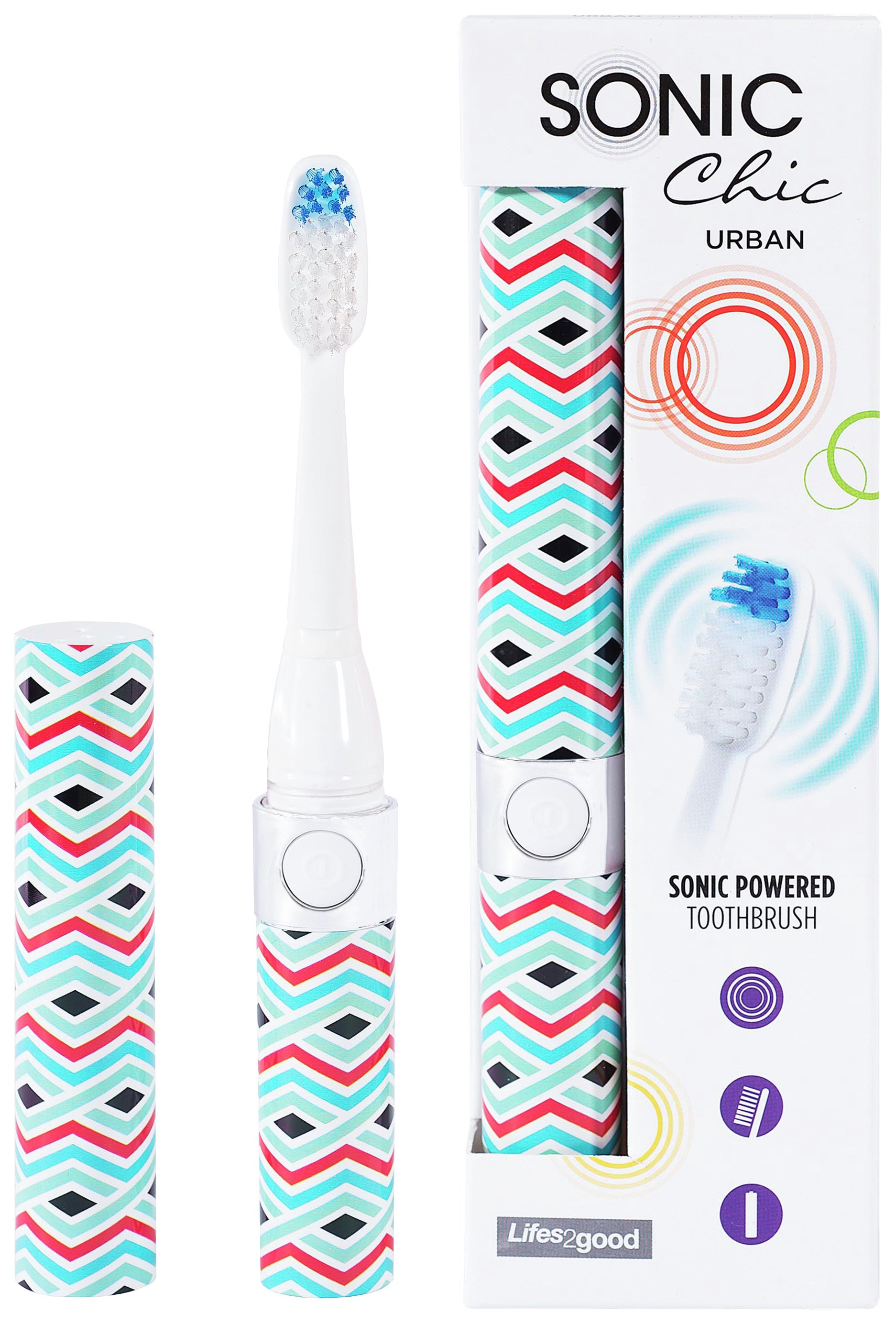 Sonic Chic l2g-tb-tq Urban Tribal Quest Toothbrush