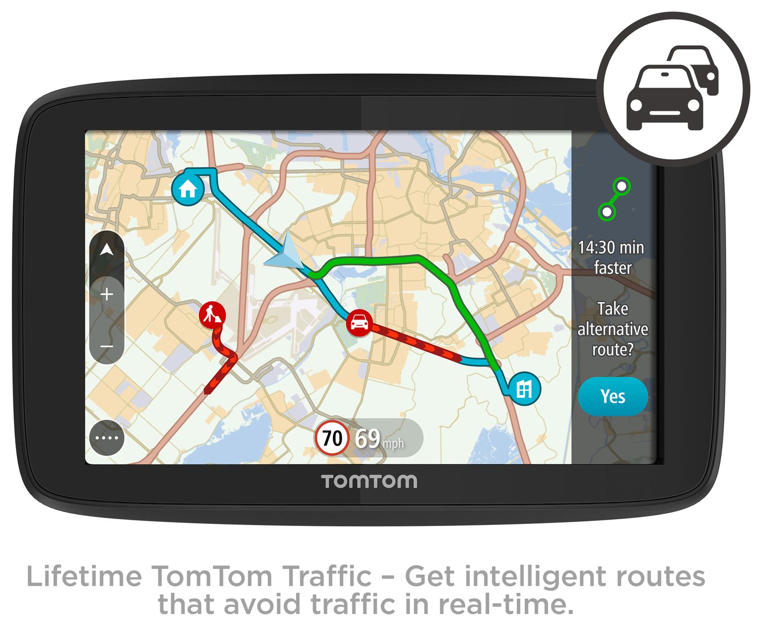 TomTom GO 6200 6 Inch EU Maps & Digital Traffic Sat Nav. Reviews