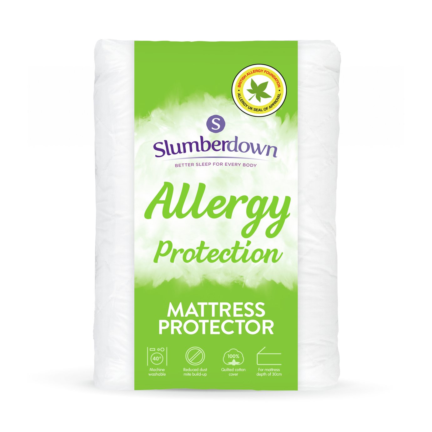 Slumberdown Allergy Protection Mattress Protector - Single