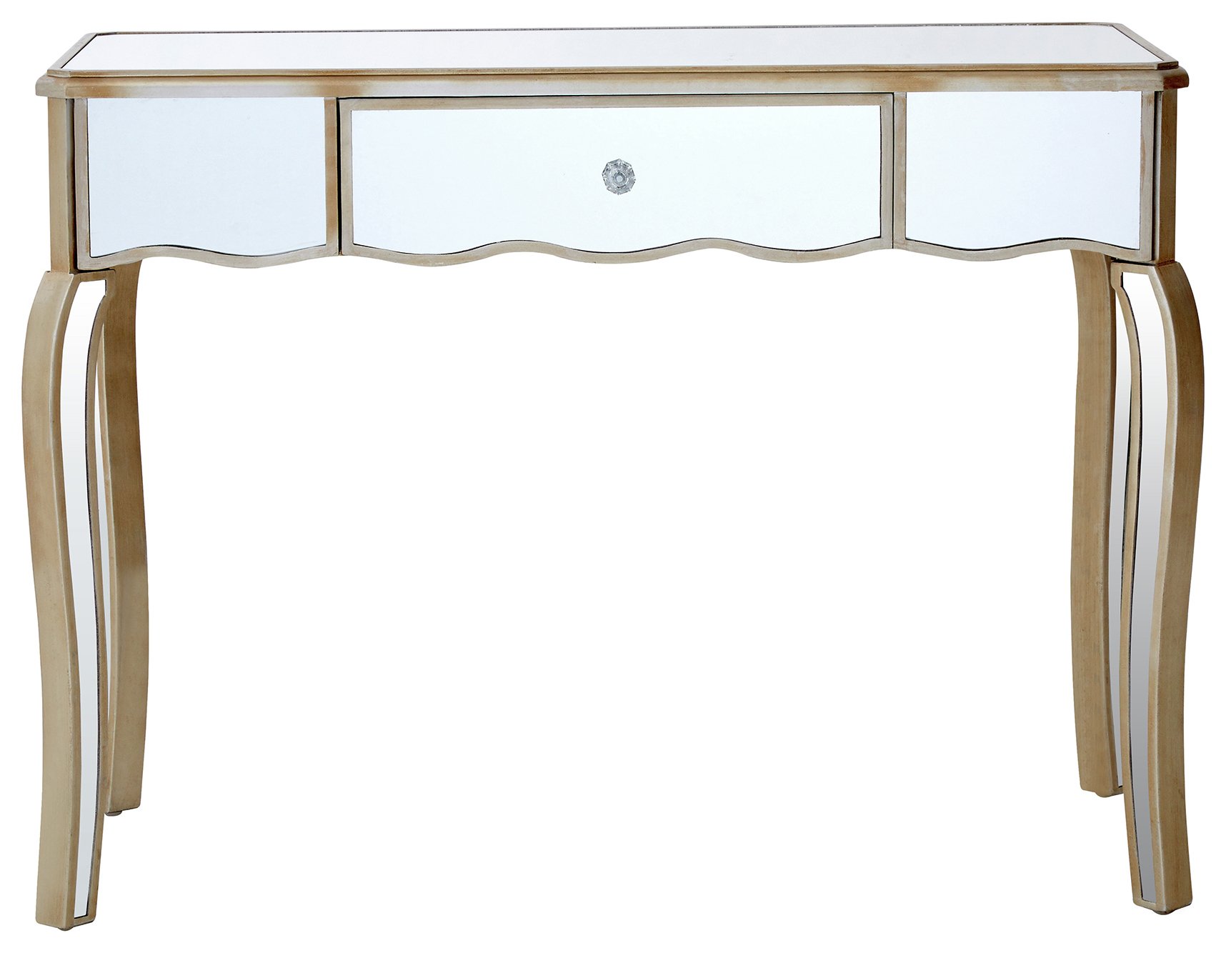 Premier Housewares Tiffany Mirror Finish Dressing Table.