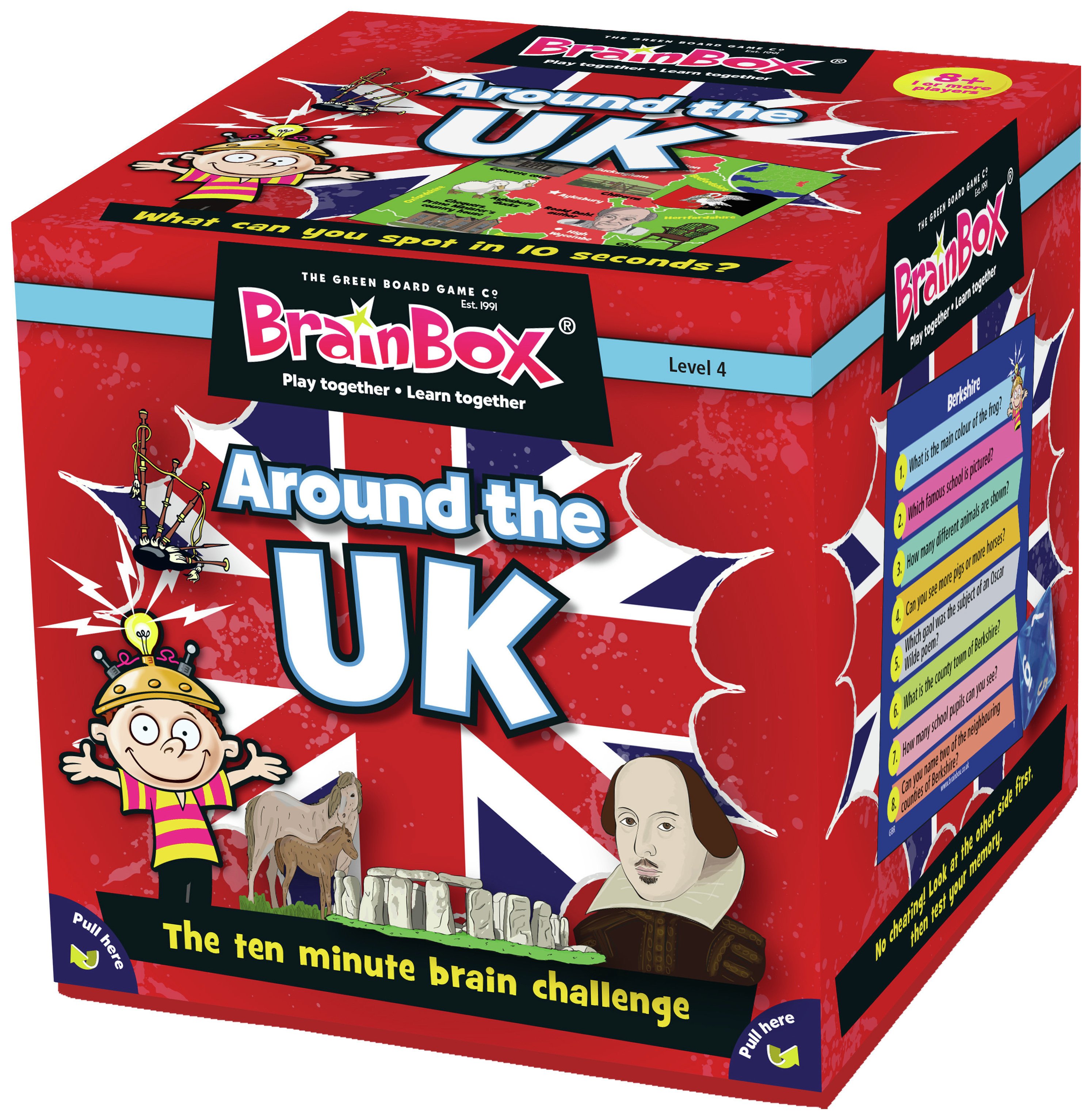 Brainbox Around the UK Card Game