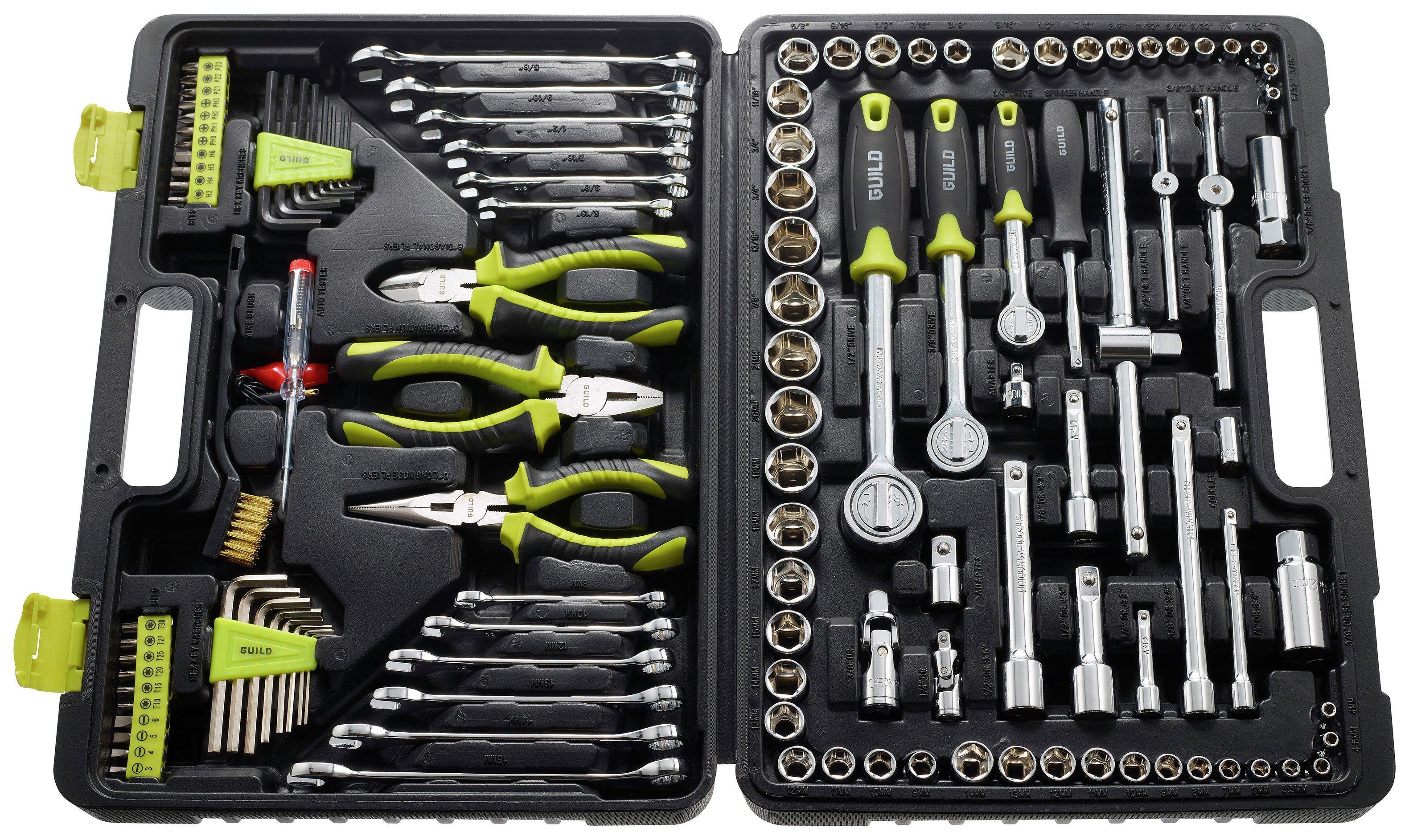 Guild 120 Piece 1/2, 1/4 And 3/8 Socket Set