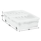 Buy Argos Home Set of 4 Wheeled Plastic Underbed Storage Boxes ...