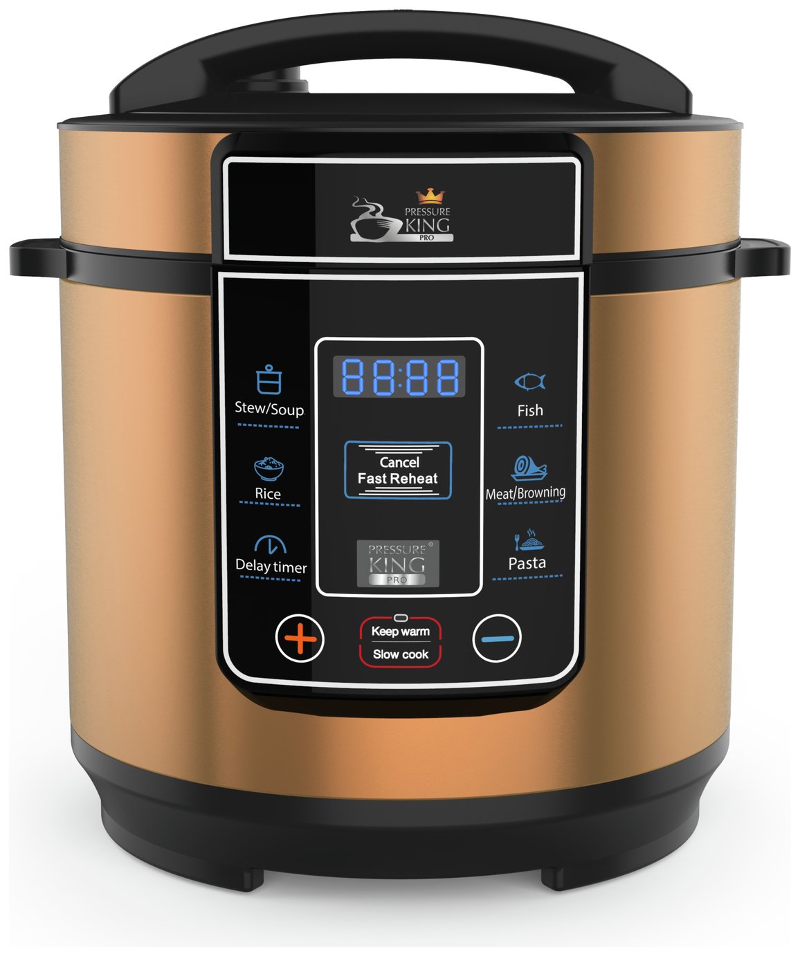 Pressure King Pro 8-in-1 3L Digital Pressure Cooker - Copper