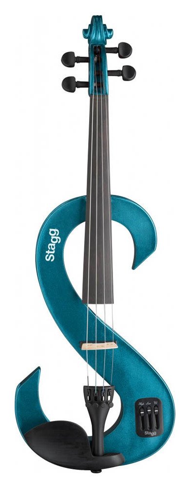 Stagg Electric Violin - Metallic Blue