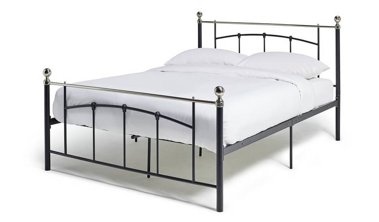 Argos Home Yani Kingsize Metal Bed Frame - Black