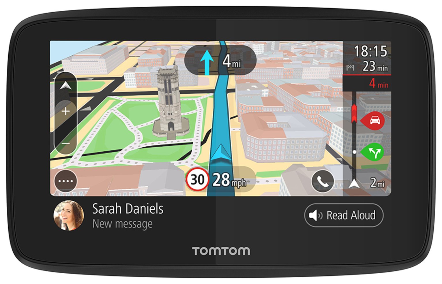 TomTom GO 620 6 Inch Traffic Sat Nav with WiFi, World Maps (6226321