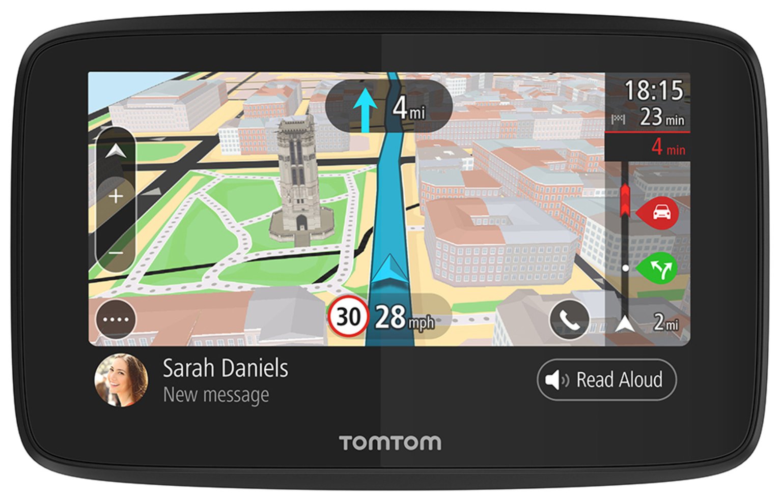 TomTom GO 620 6 Inch Traffic Sat Nav with Wi-Fi, World Maps