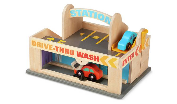 Buy Melissa Doug Service Station Parking Garage Toy Cars