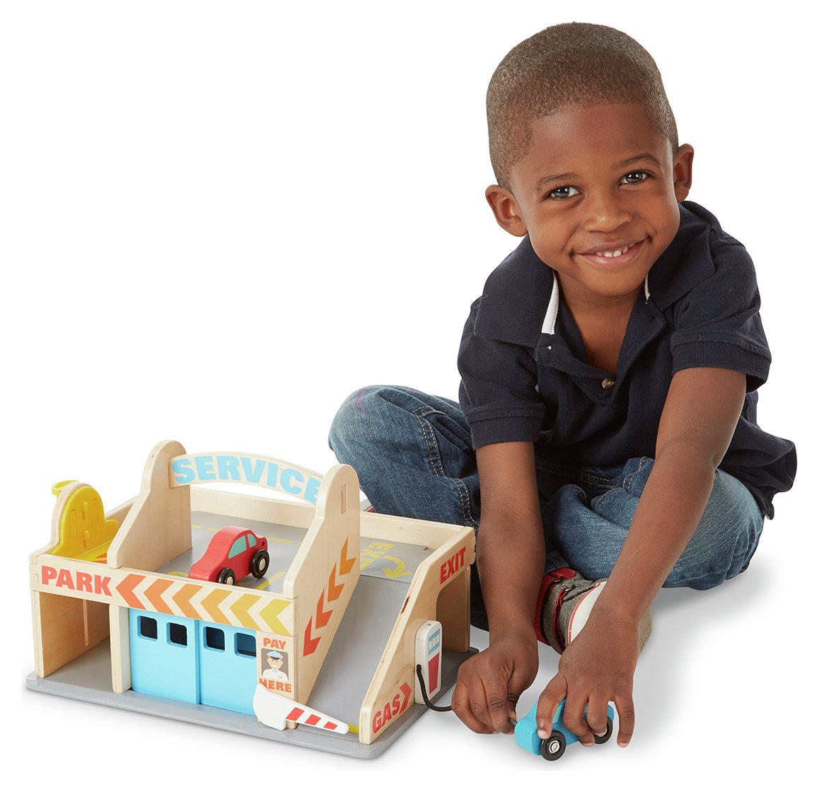 melissa and doug toy garage