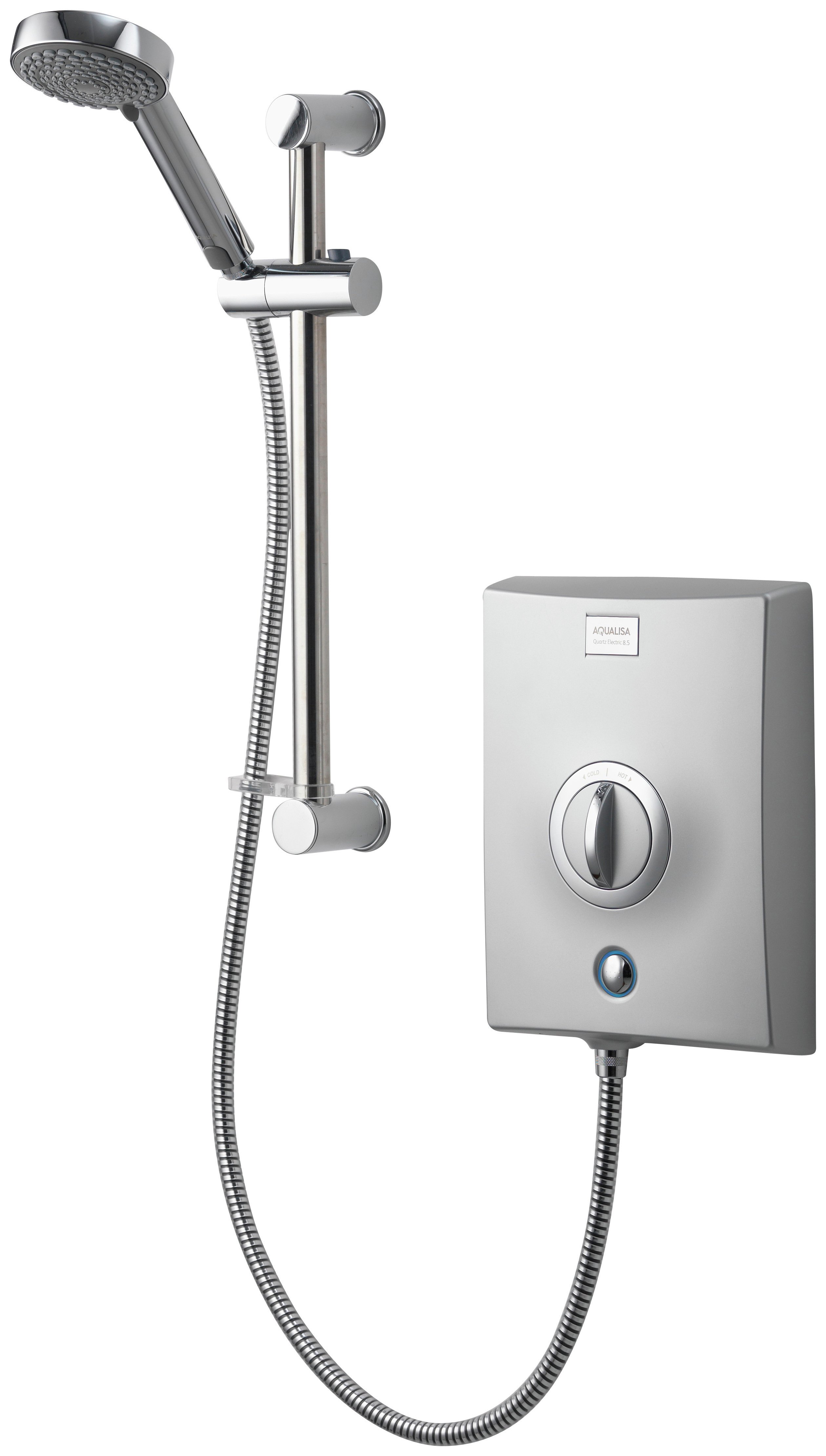 Aqualisa Quartz Electric Shower 8.5kW - Chrome