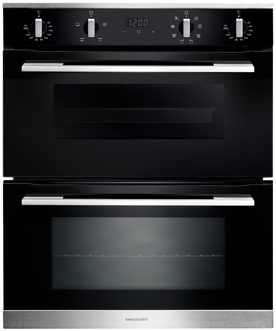 Rangemaster RMB7248BL/SS Built Under Double Electric Oven