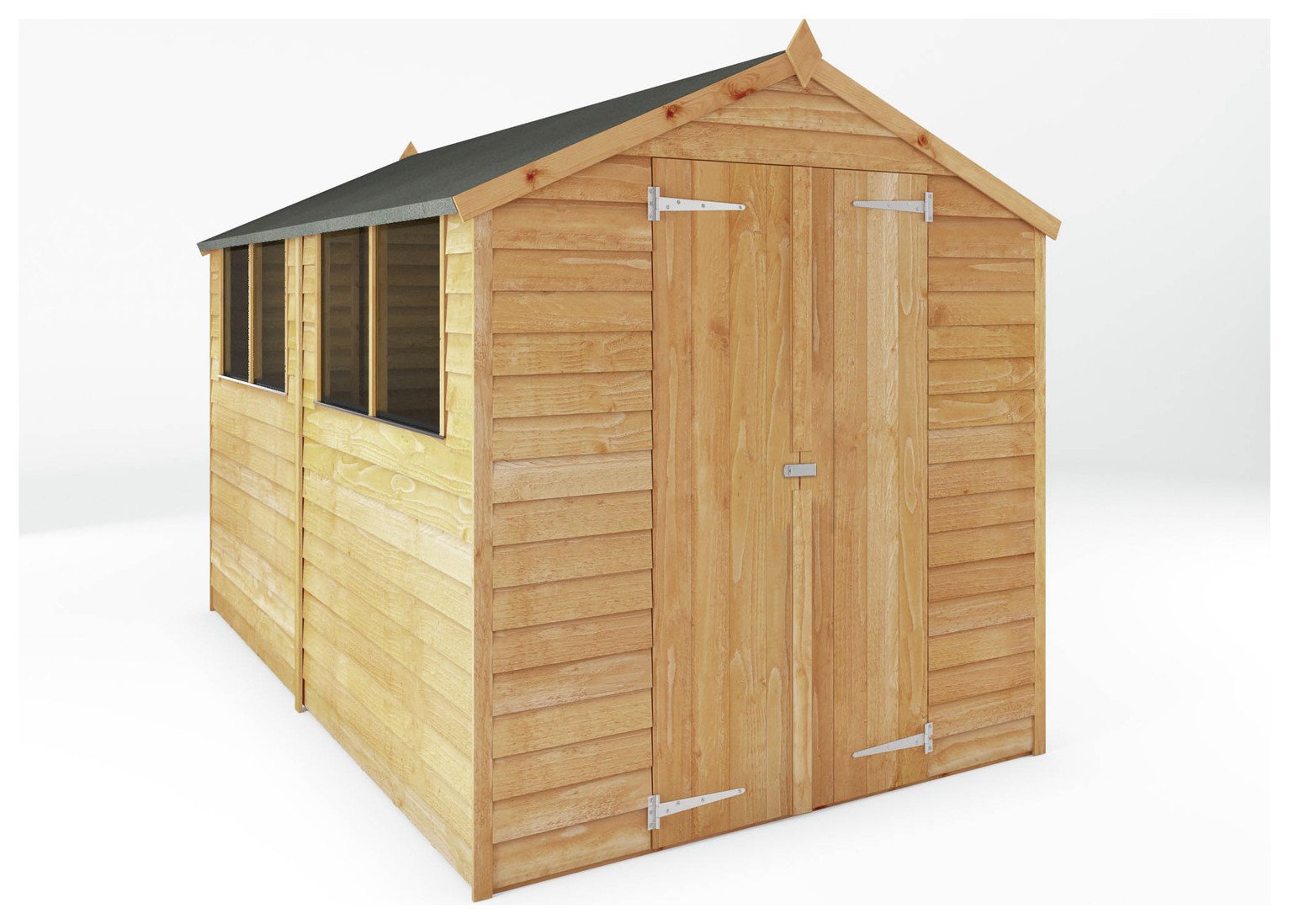 Mercia Overlap 4 Windows Shed - 10 x 6ft