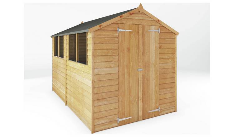 Buy Mercia Wooden 10 x 6ft Overlap Apex Shed Sheds Argos