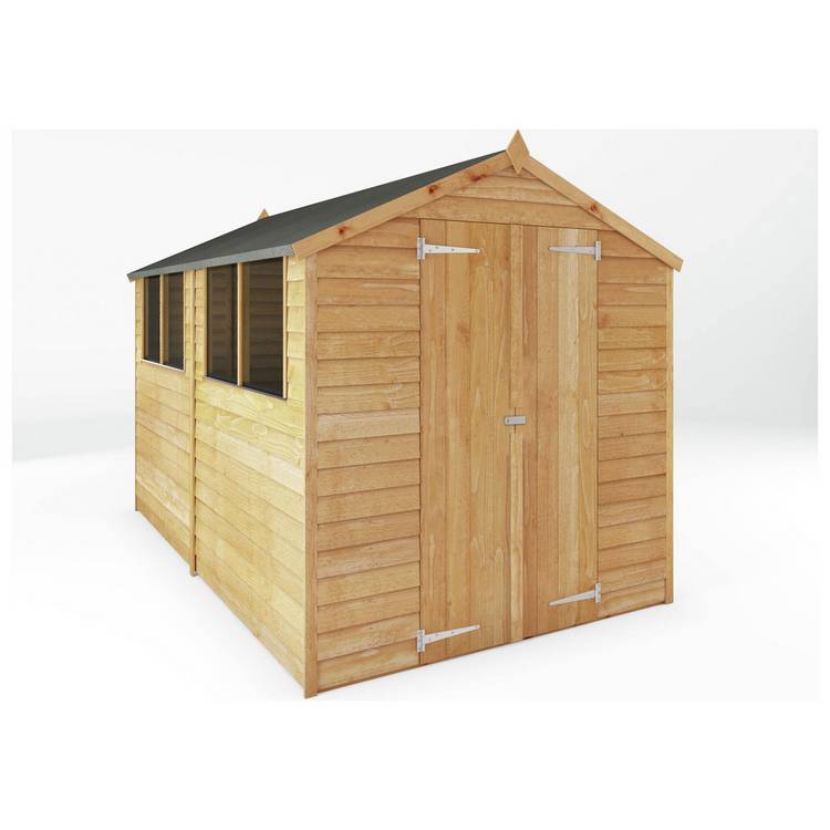 Mercia Overlap 4 Windows Shed - 10 x 6ft 0