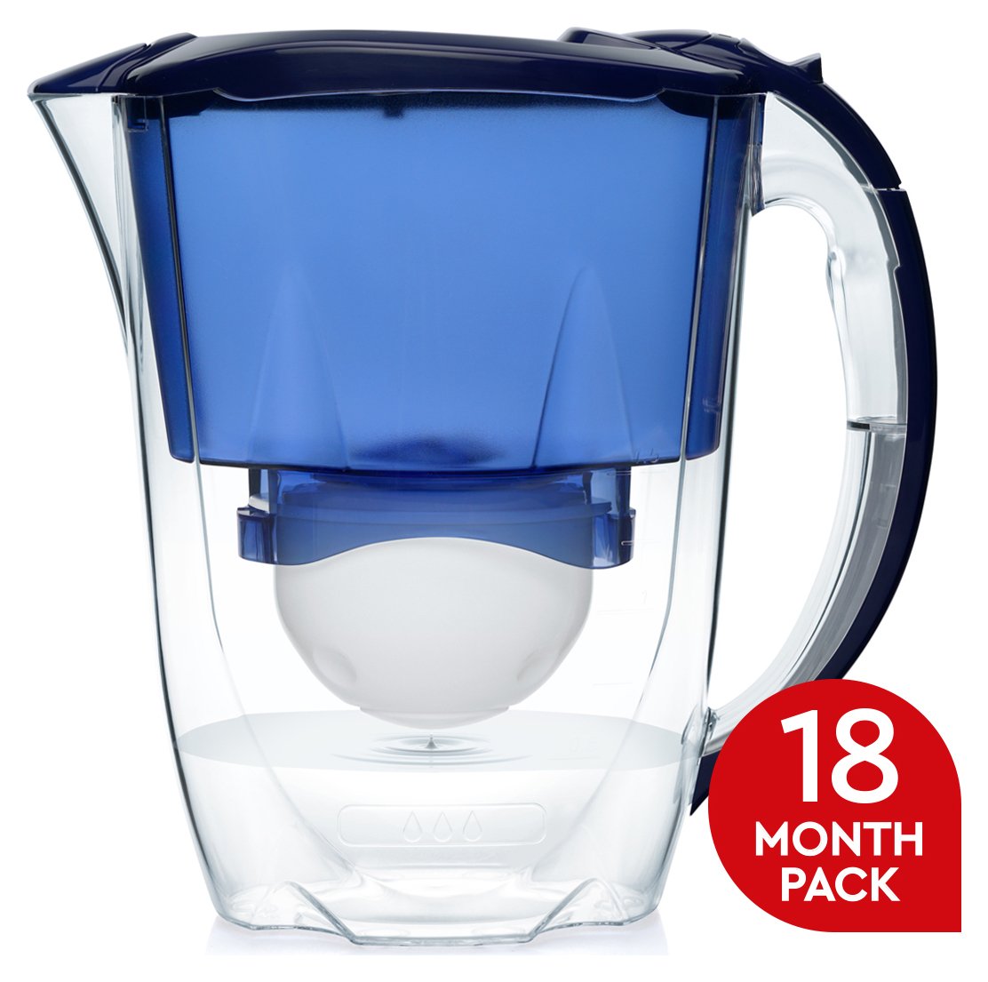 Aqua Optima Oria Blue Jug with Cartridges - 9 Pack