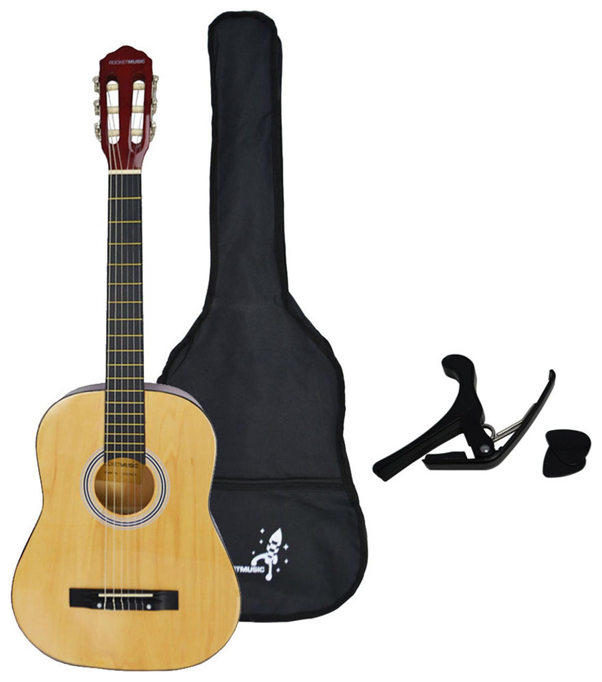 Rocket XF 3/4 Size Classical Guitar Package.