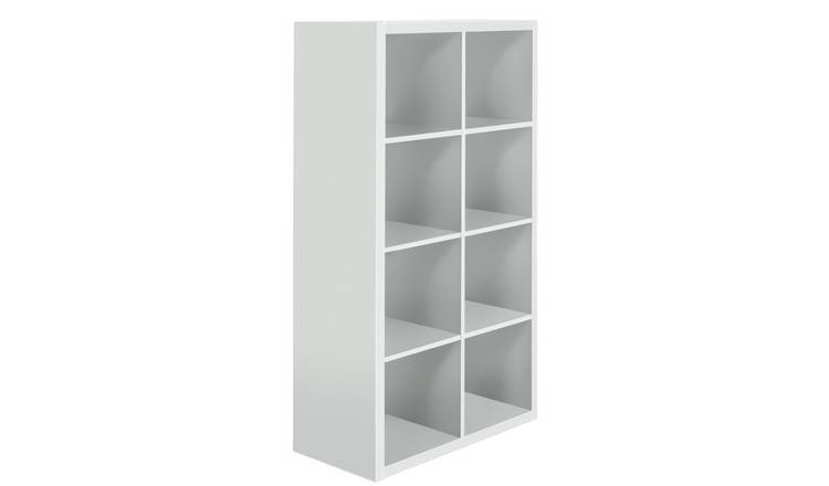 Buy Argos Home Squares Plus 8 Cube Storage Unit White Gloss