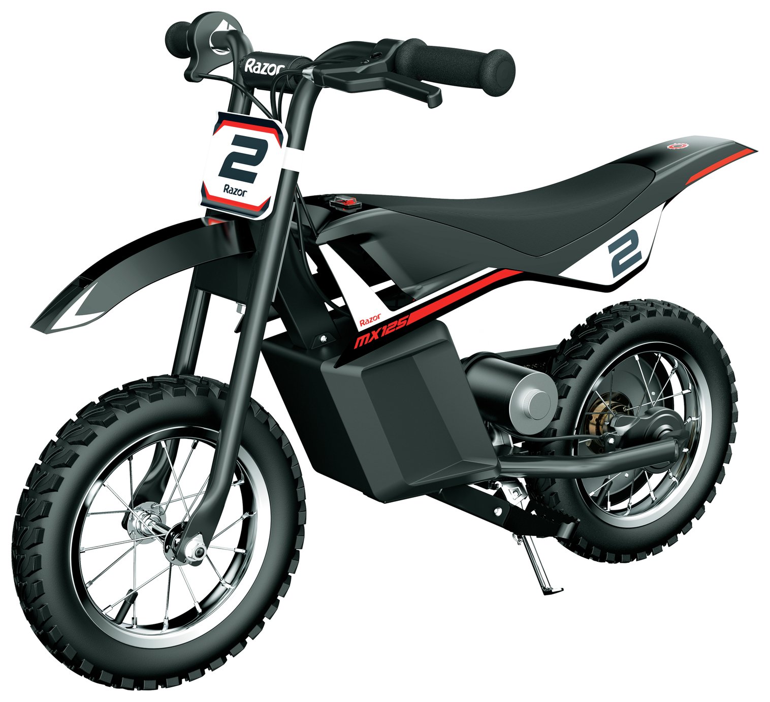 Razor MX125 Electric Dirt Bike Motorbike For Kids - Black