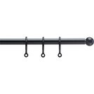 Buy Argos Home Extendable Metal Curtain Pole - Black | Curtain poles ...