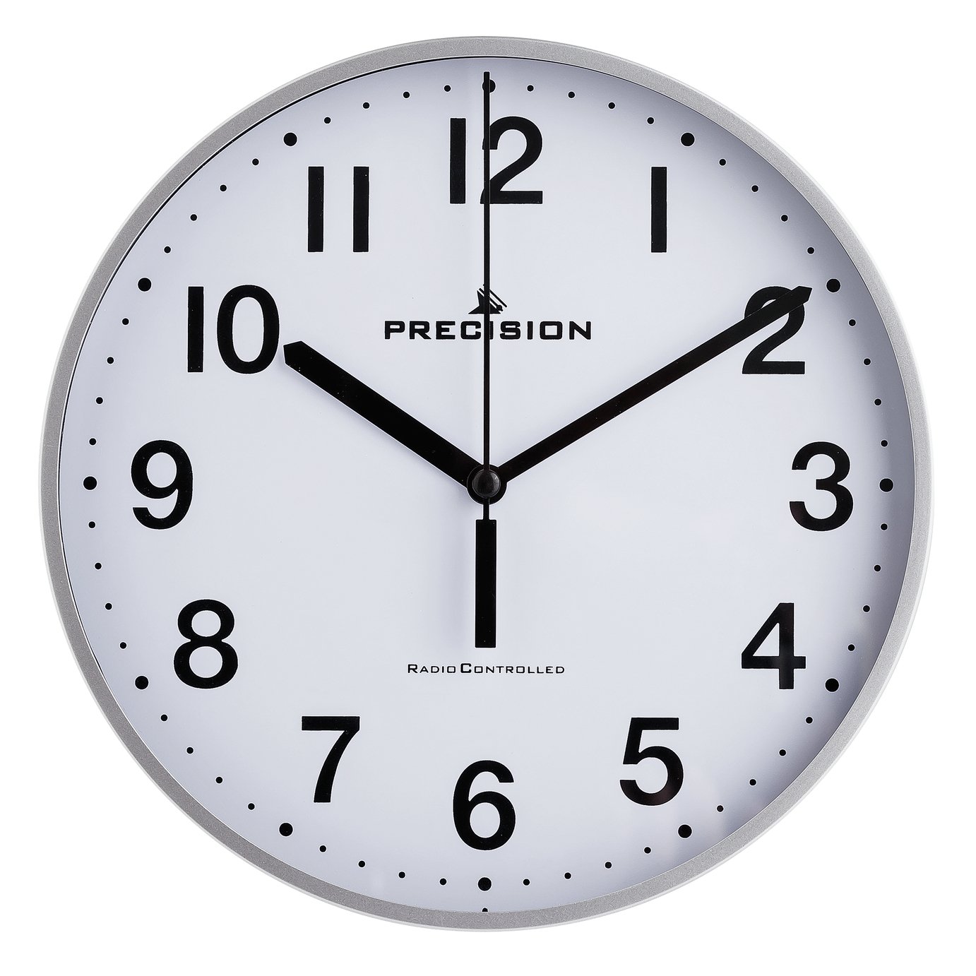 Argos Home Silver Precision Radio Controlled Wall Clock 6237475 Argos Price Tracker Pricehistorycouk