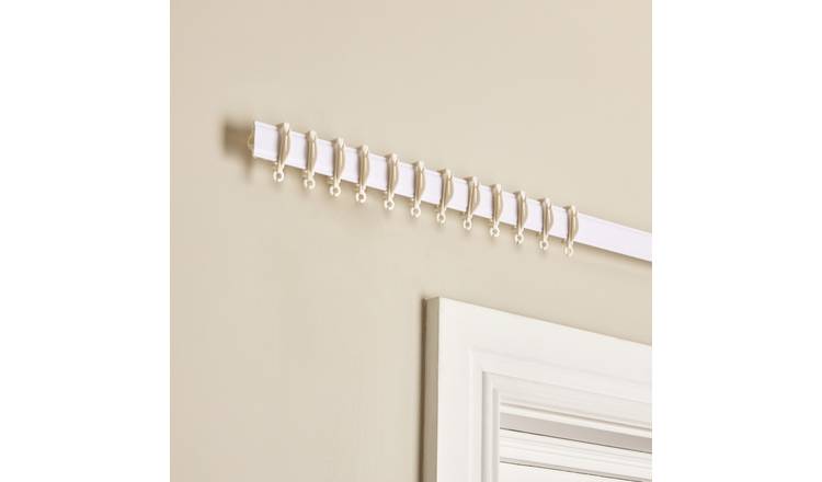 Argos Home White Curtain Track - 120cm