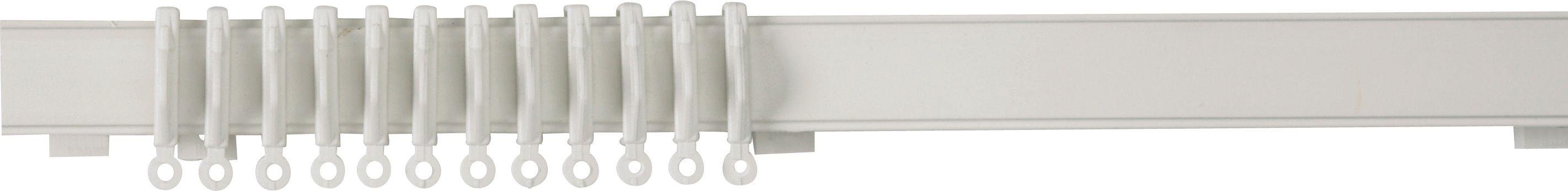 Argos Home 2.4m Lightweight Plastic Curtain Track - White