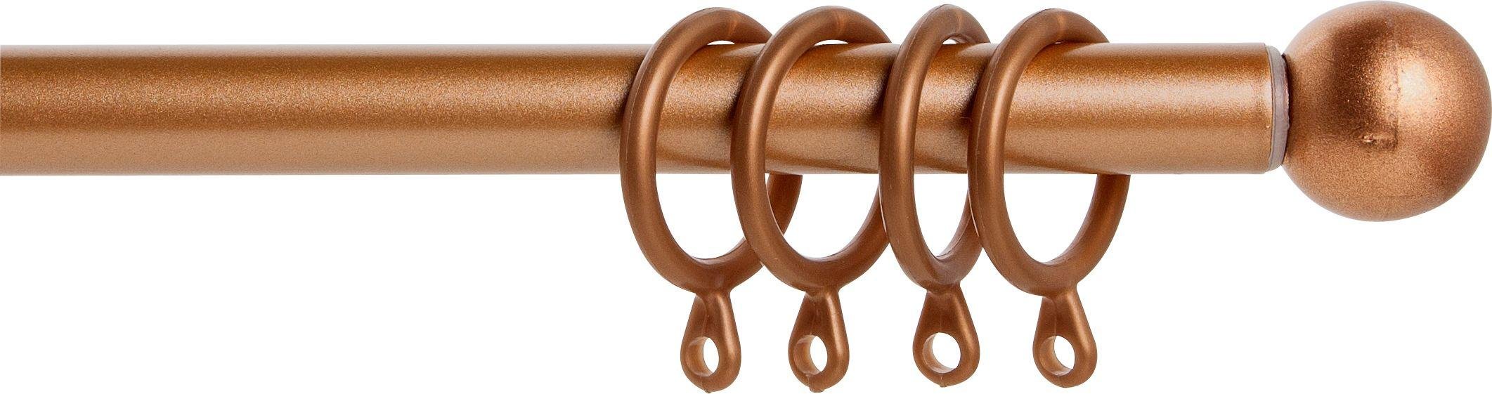 Argos Home Extendable Metal Curtain Pole Set - Gold