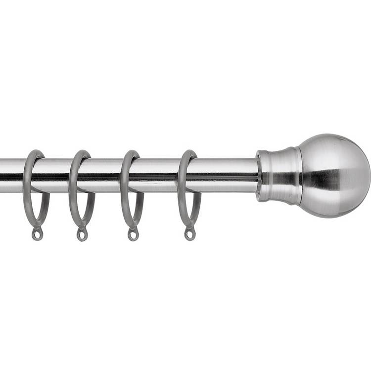 Argos Home Steel Extendable Curtain Pole - 110cm - 300cm 0