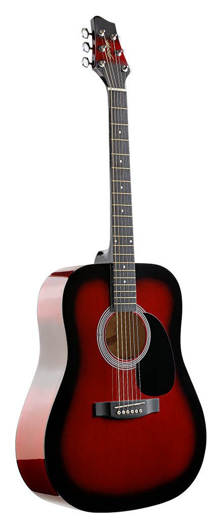 Stagg Acoustic Guitar - Redburst