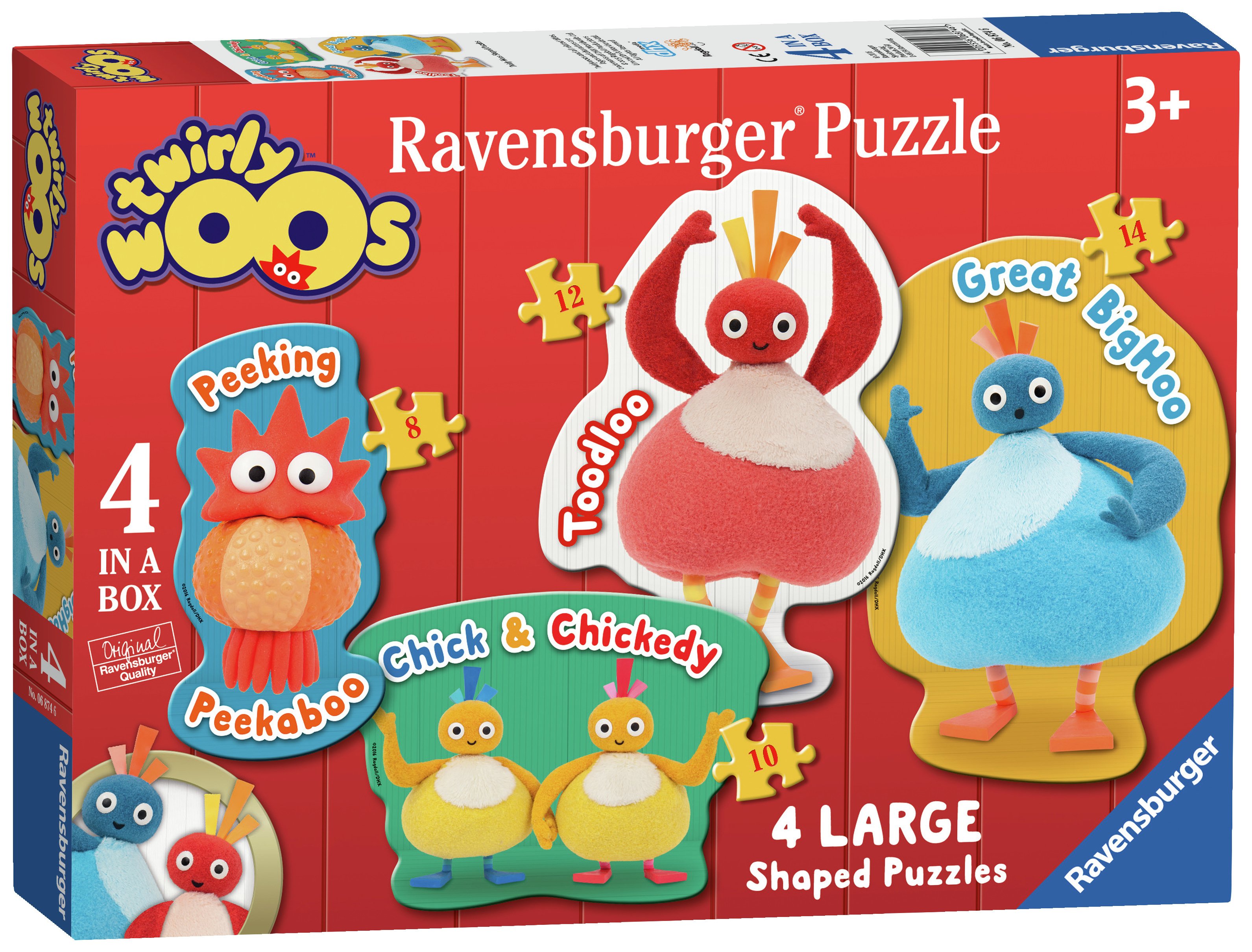 Twirlywoos 4 Shaped Puzzles