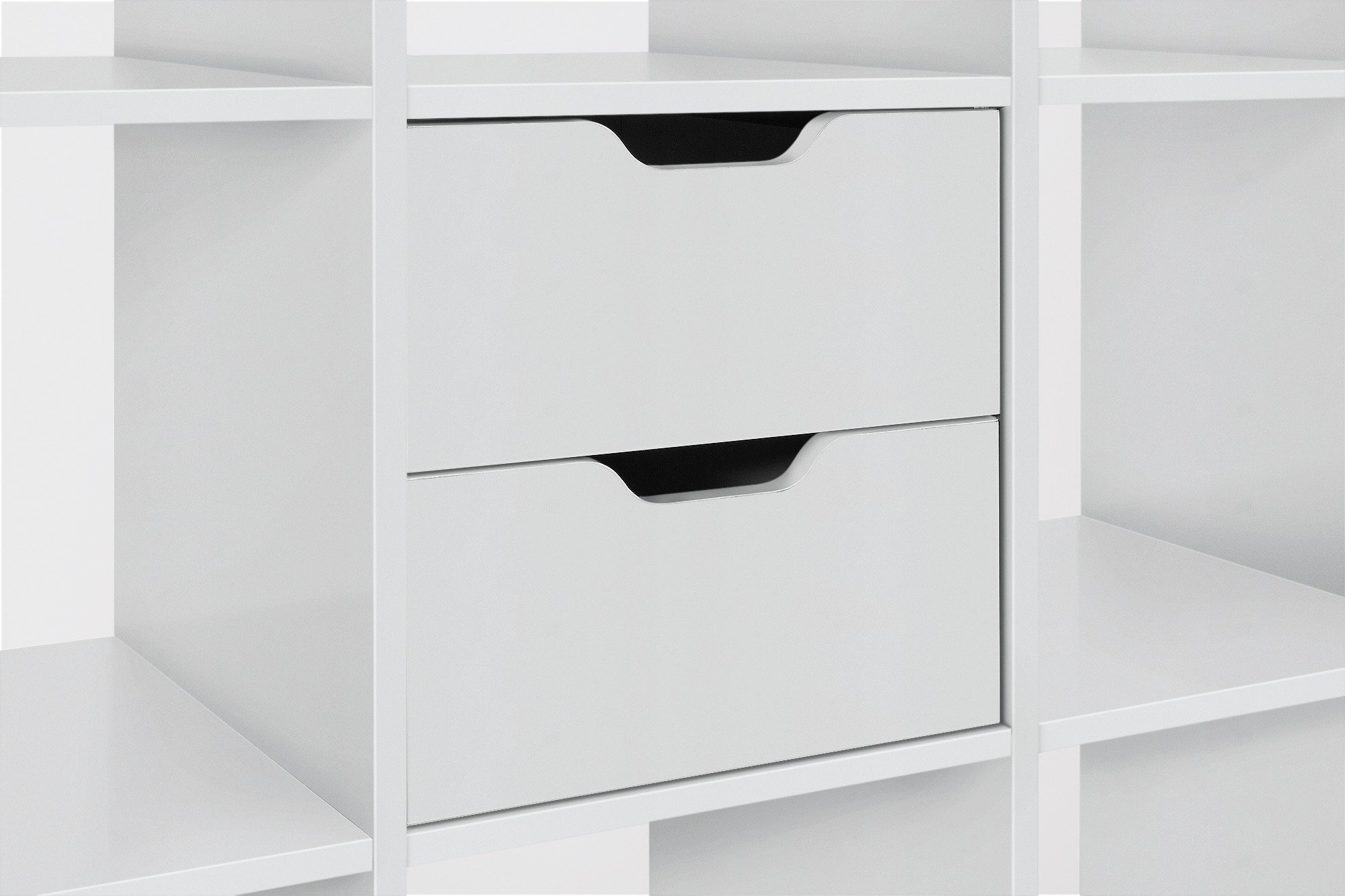 Habitat Squares Plus Set of 2 Drawers - White