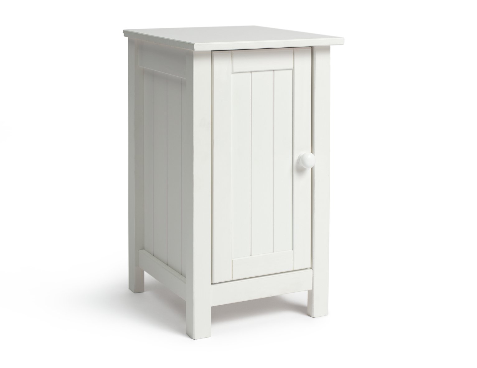 Argos Home Scandinavia Slim Bedside Table - White