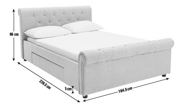 Argos double sleigh deals bed