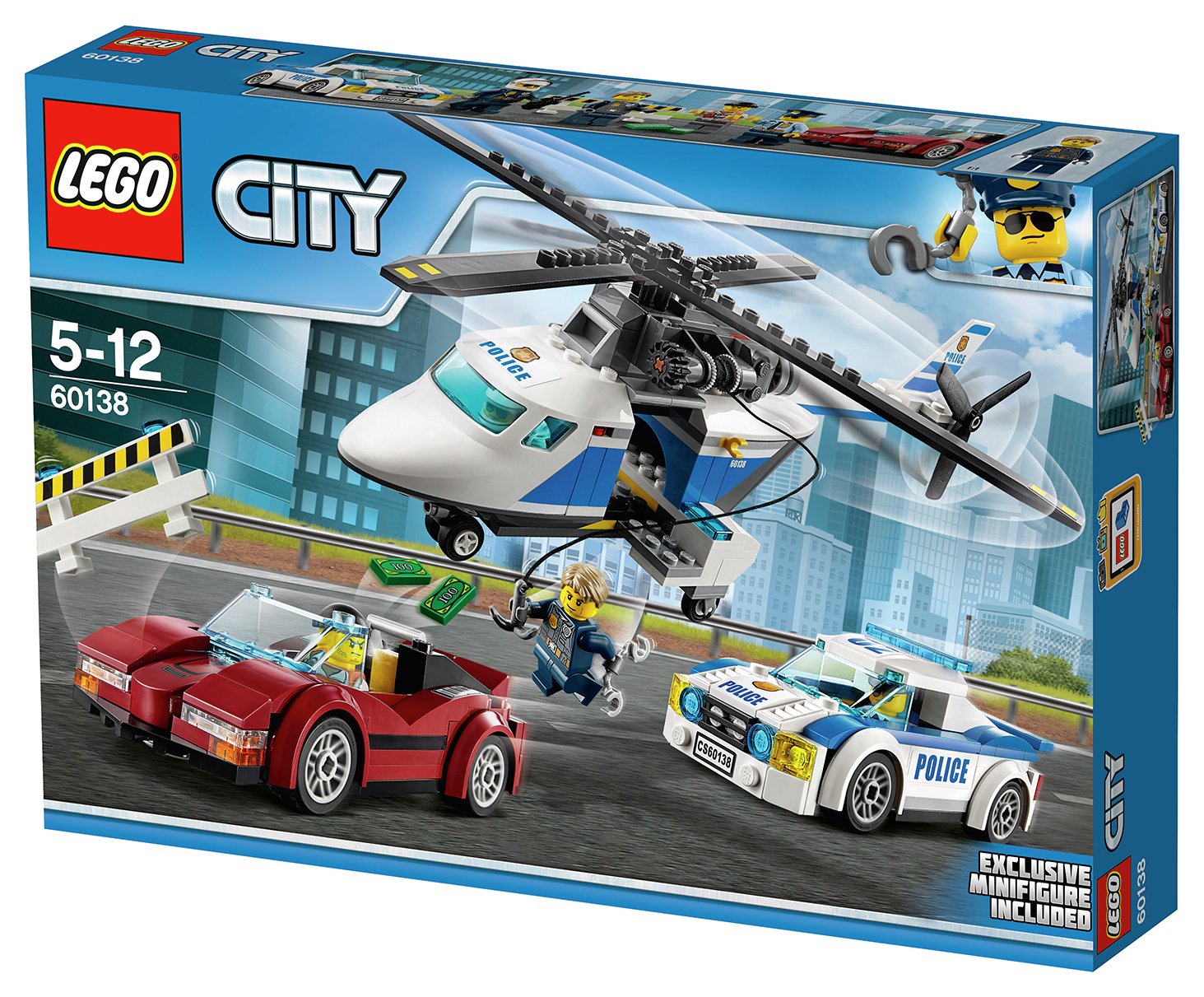 police high speed chase lego
