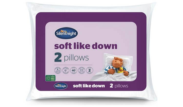 Buy Silentnight Soft Like Down Pillow 2 Pack Pillows Argos