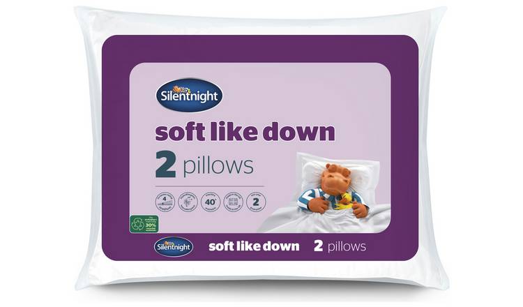 Silentnight Soft Like Down Pillow - 2 Pack