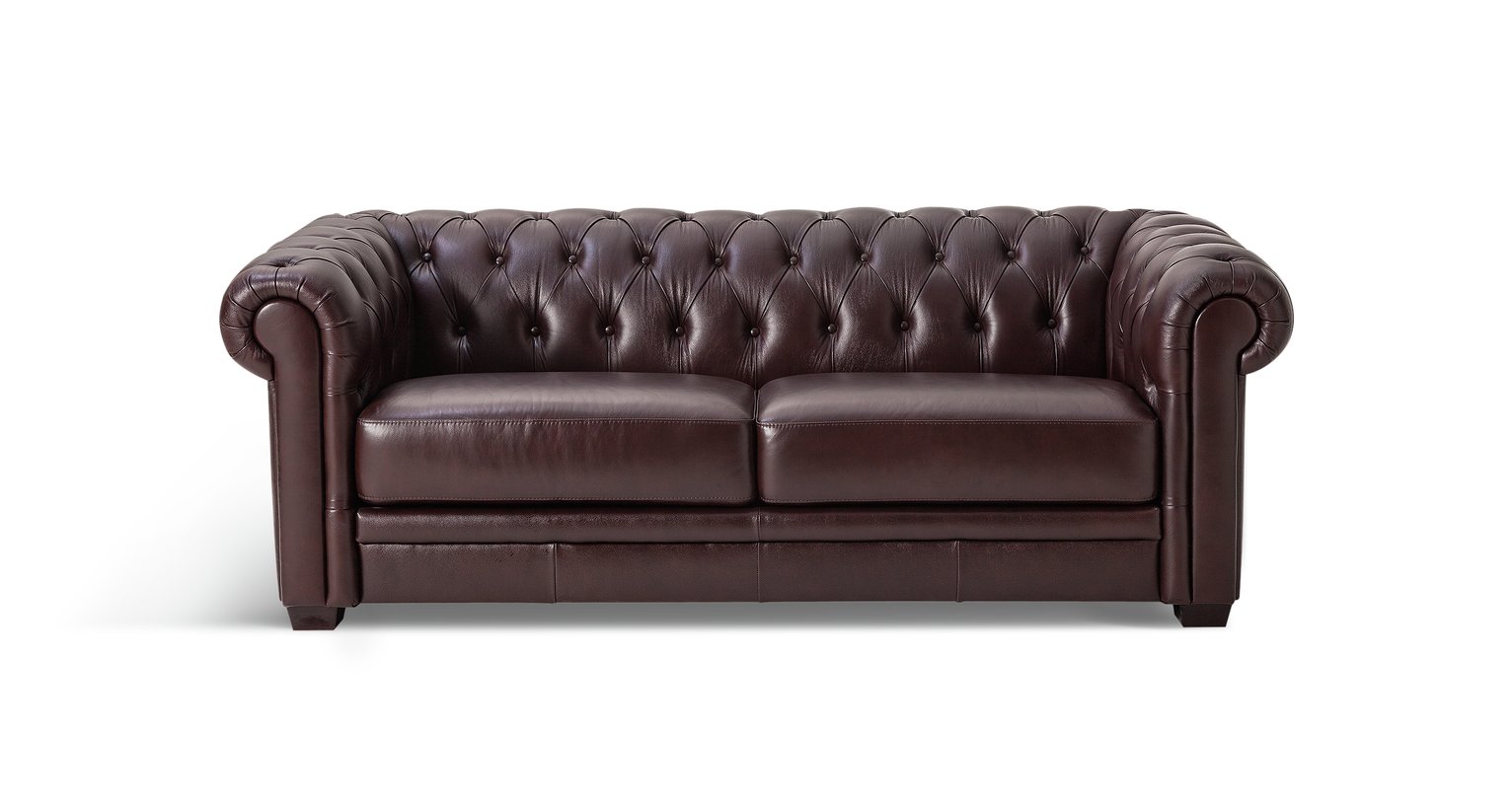 Argos Home Chesterfield 3 Seater Leather Sofa Reviews Updated March 2024