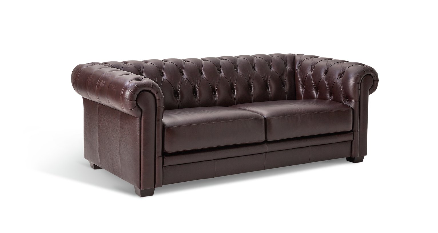 Argos Home Chesterfield 3 Seater Leather Sofa Review