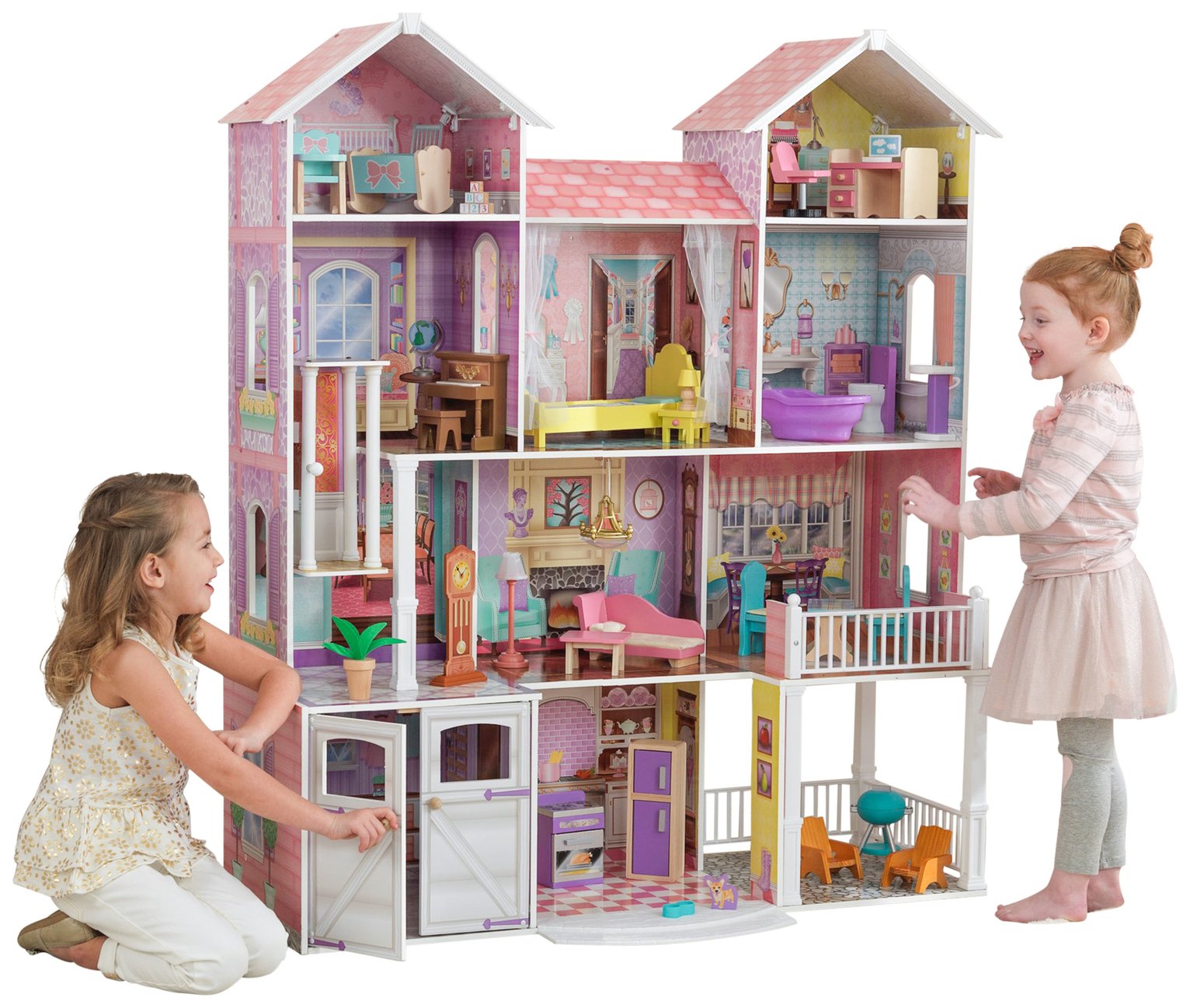 wooden dolls house furniture argos