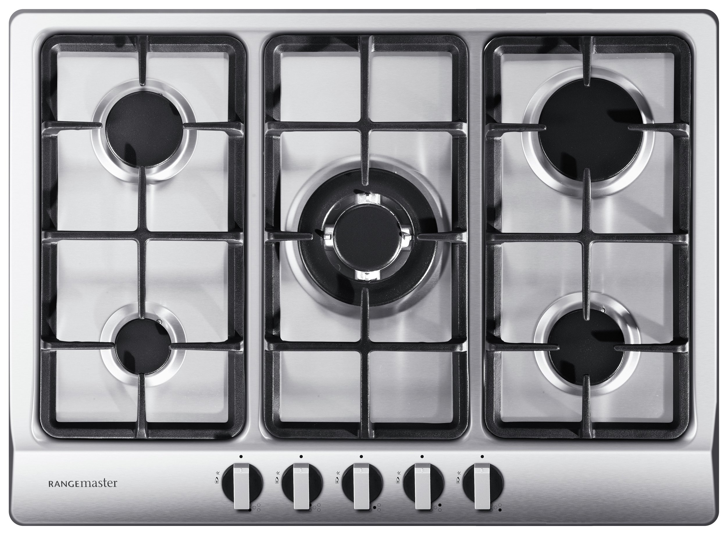 Rangemaster RMB70HPNGFSS Gas Hob - Stainless Steel