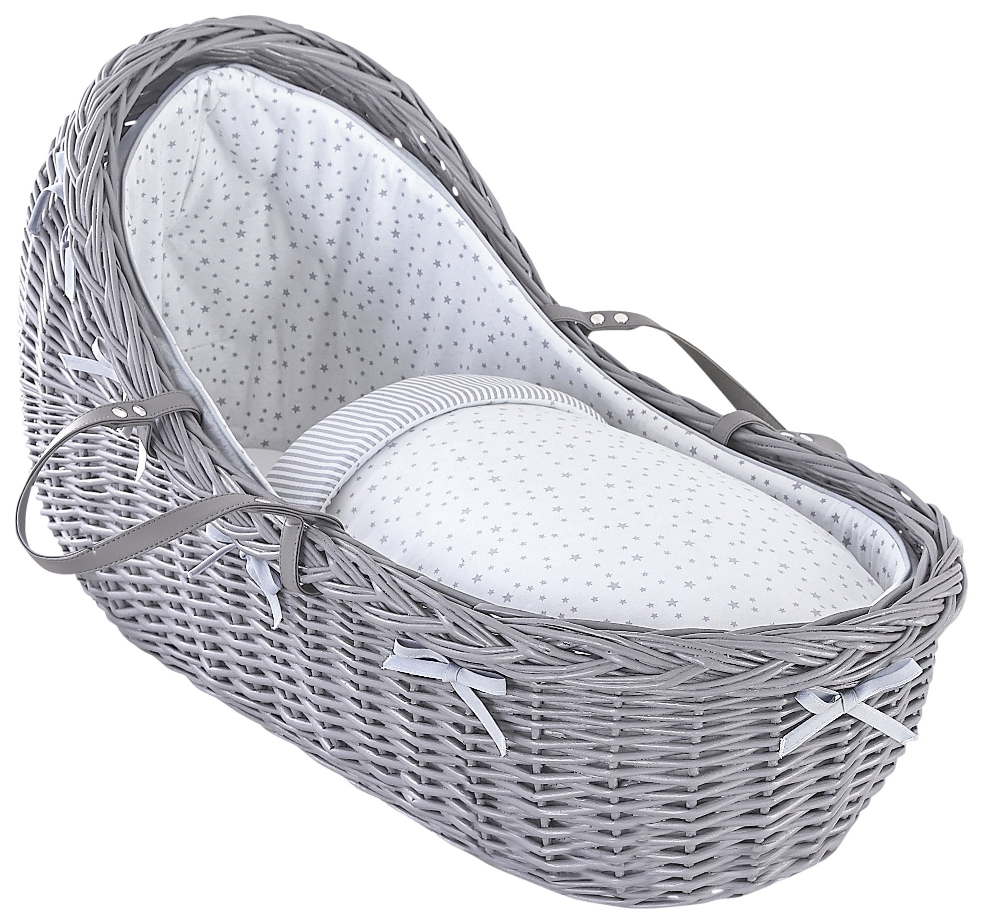 Clair De Lune Stars & Stripes Grey Willow Bassinet¬Æ review