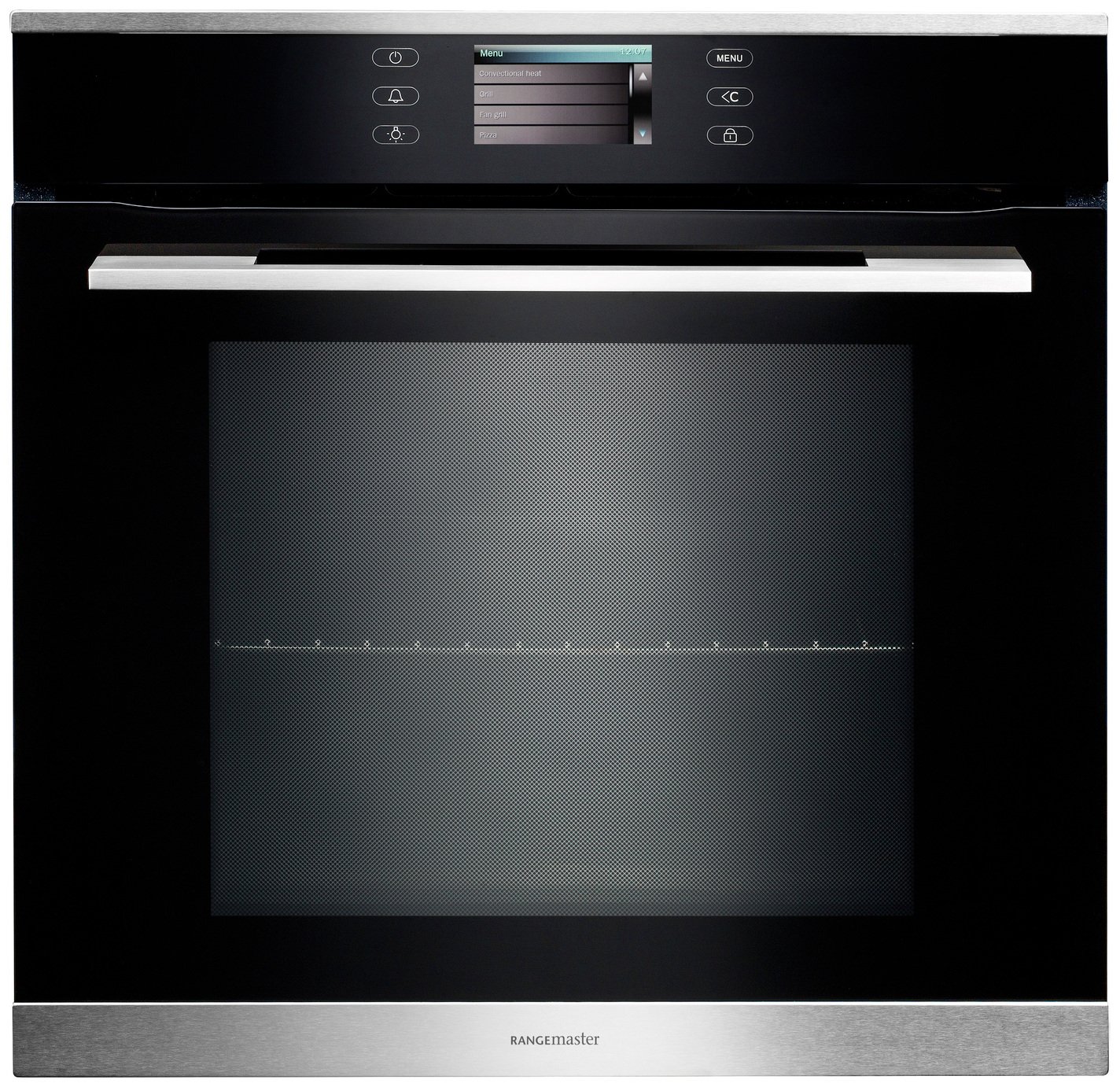 Rangemaster RMB610PBL/SS Built In Electric Oven - Black