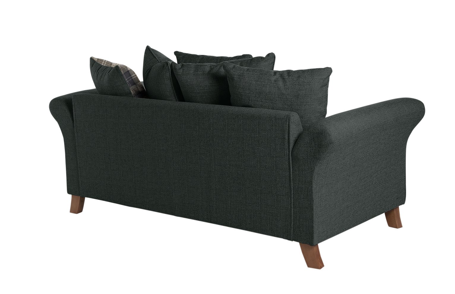 Argos Home Kayla 3 Seater Scatter Back Fabric Sofa -Charcoal Review