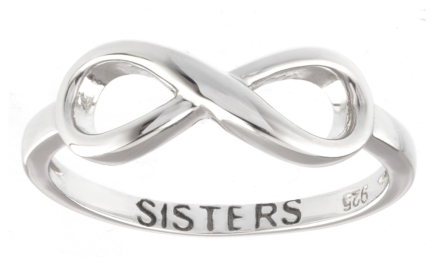 Sterling Silver Cubic Zirconia Sister Ring. Review