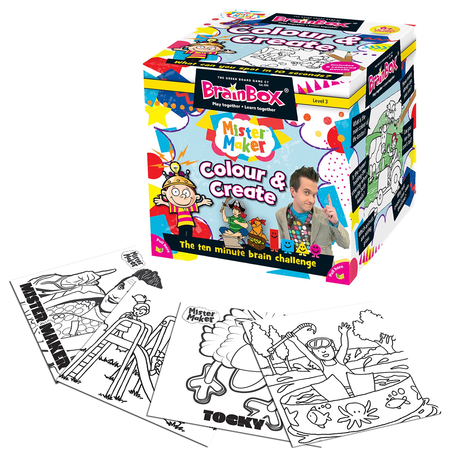 BrainBox Mister Maker Colour and Create Game