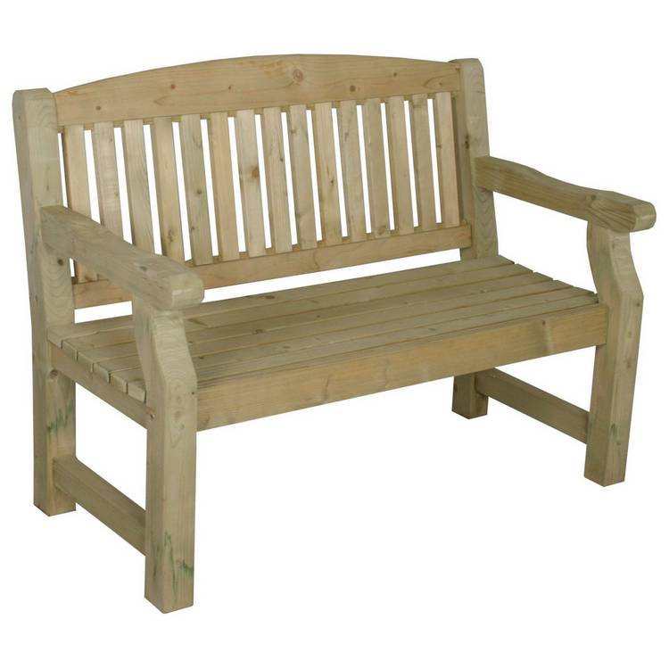 Forest Garden Harvington 2 Seater Wooden Garden Bench 0