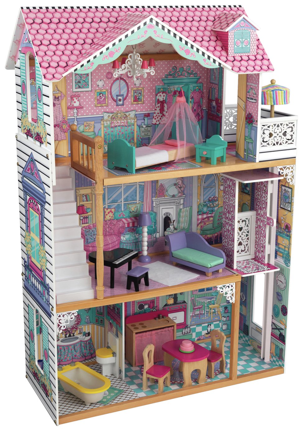 wooden dolls house furniture argos