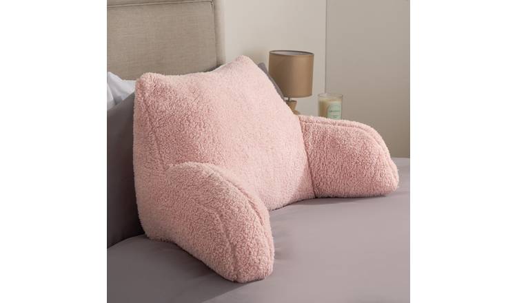 OHS Teddy Fleece Cuddle Cushion - Blush