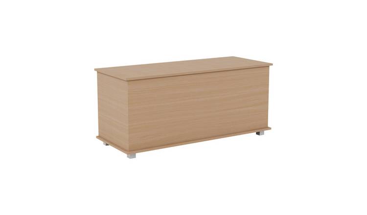 Vida Designs Leon Storage Ottoman - Pine